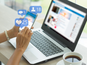 Social media can help generate sales for your dropshipping business. 